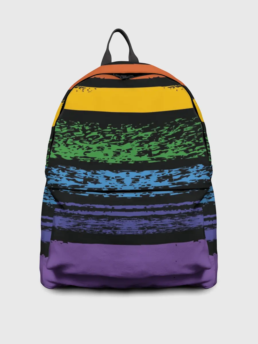 Рюкзак джинсовый / Радуга