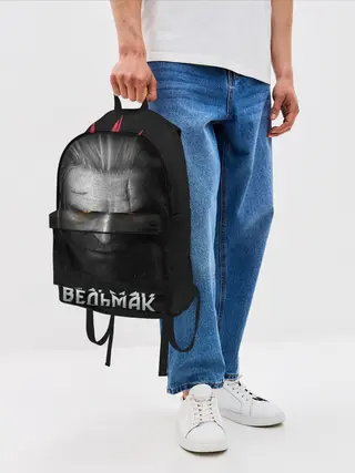 Рюкзак джинсовый / Ведьмак