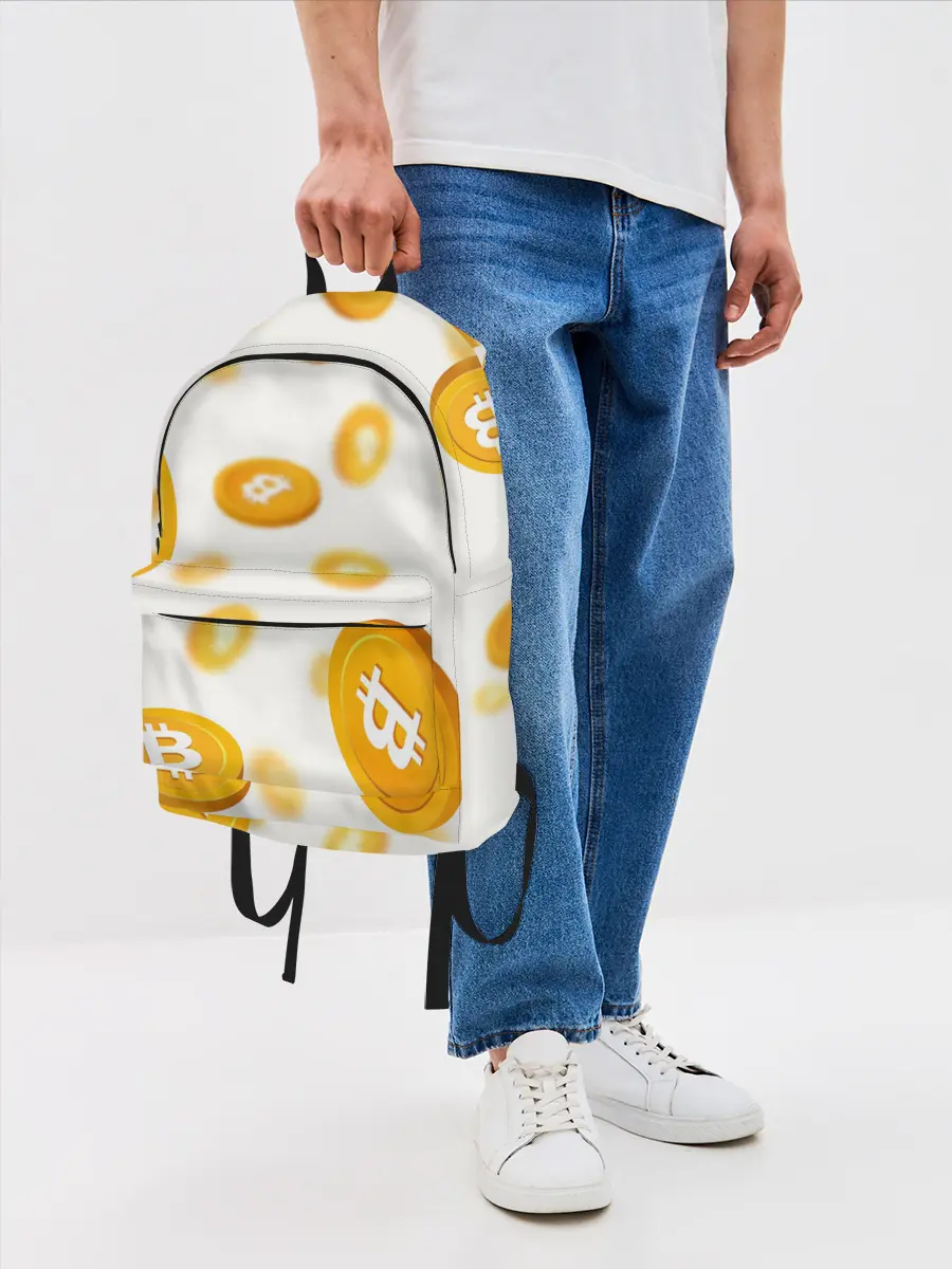 Рюкзак джинсовый / BITCOIN КРИПТОВАЛЮТА | CRYPTOCURRENCIES