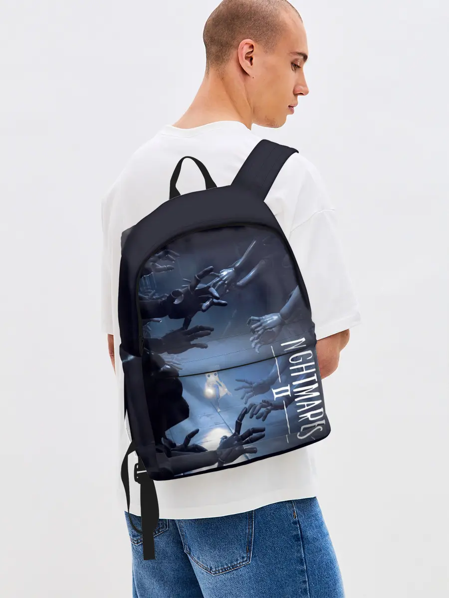 Рюкзак джинсовый / Little Nightmares