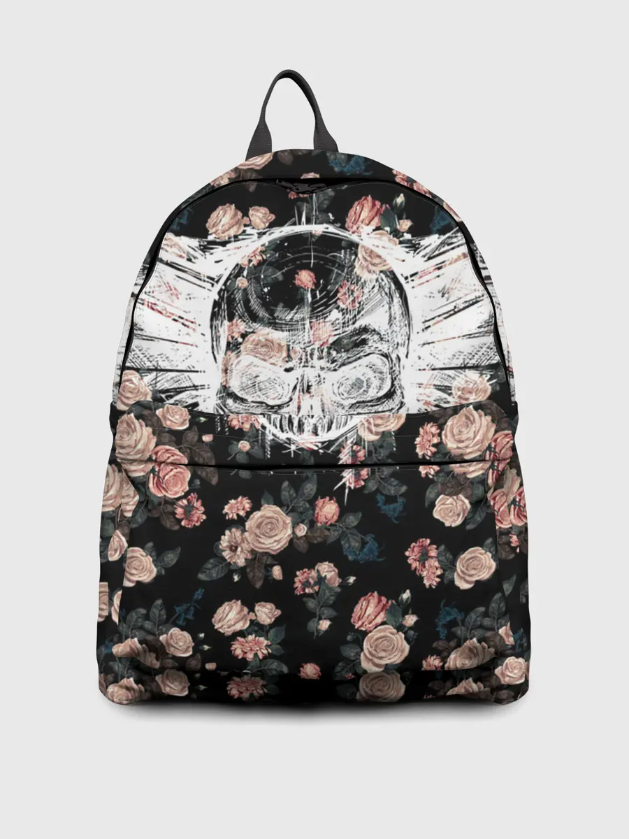 Рюкзак джинсовый / Death and roses