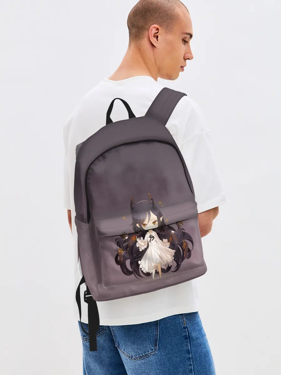 Рюкзак джинсовый / демоница волосы змеи милашка