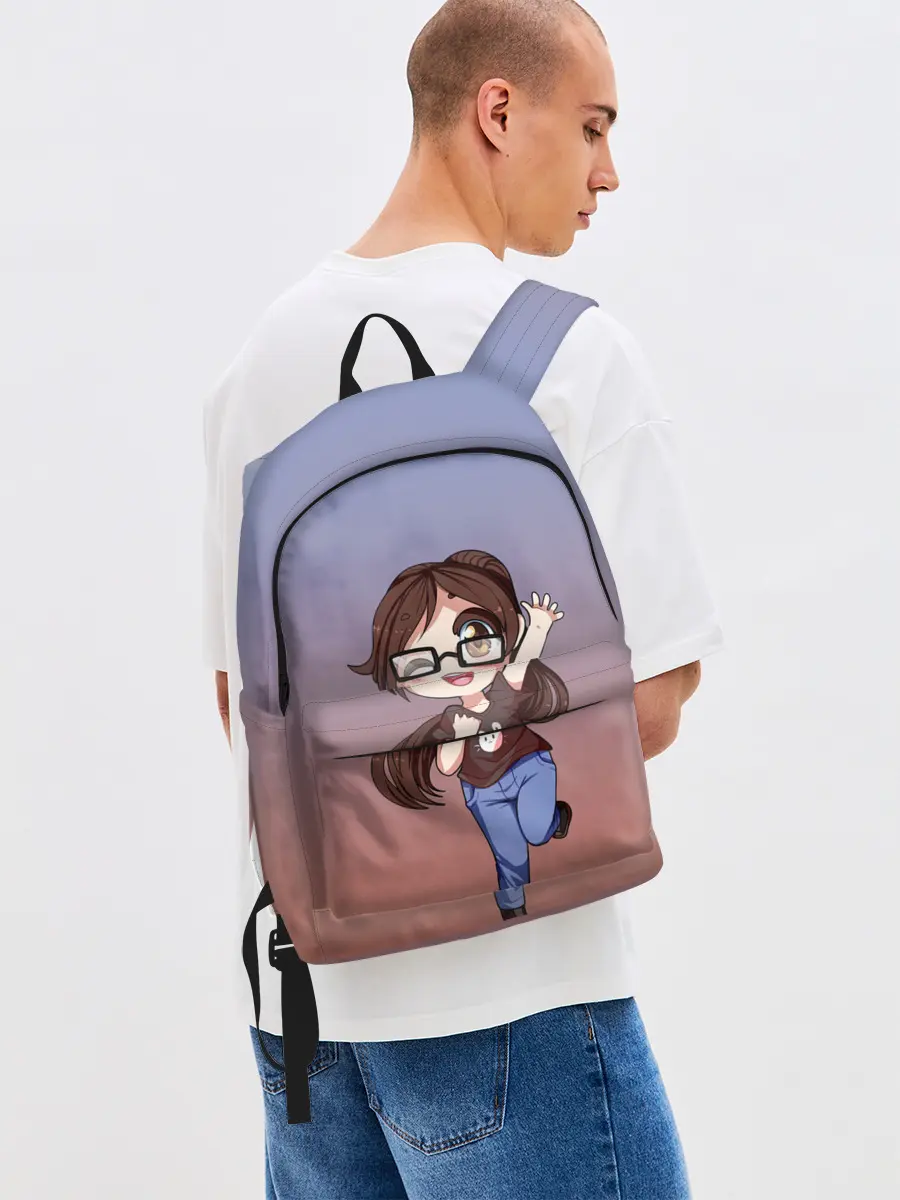 Рюкзак джинсовый / обычная девочка фрилансер