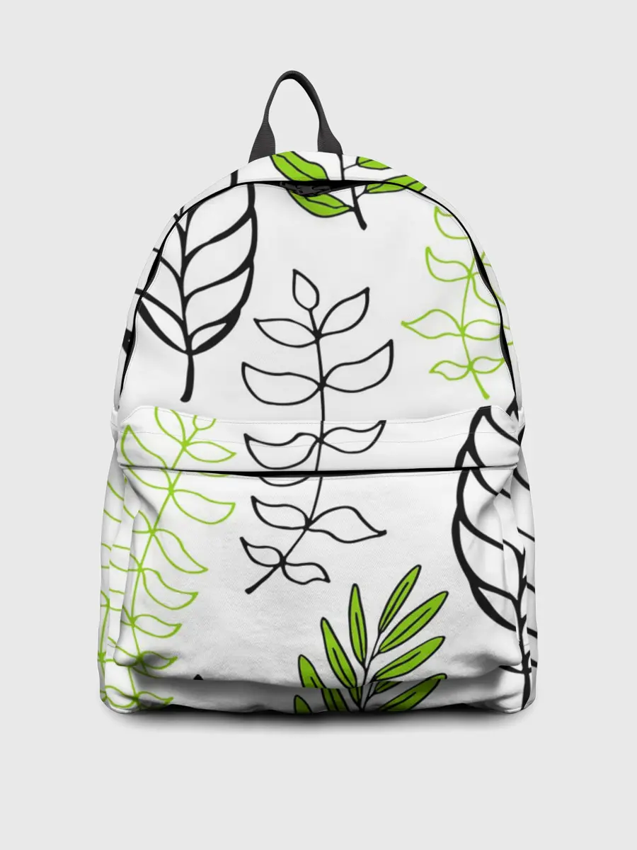 Рюкзак джинсовый / Листья