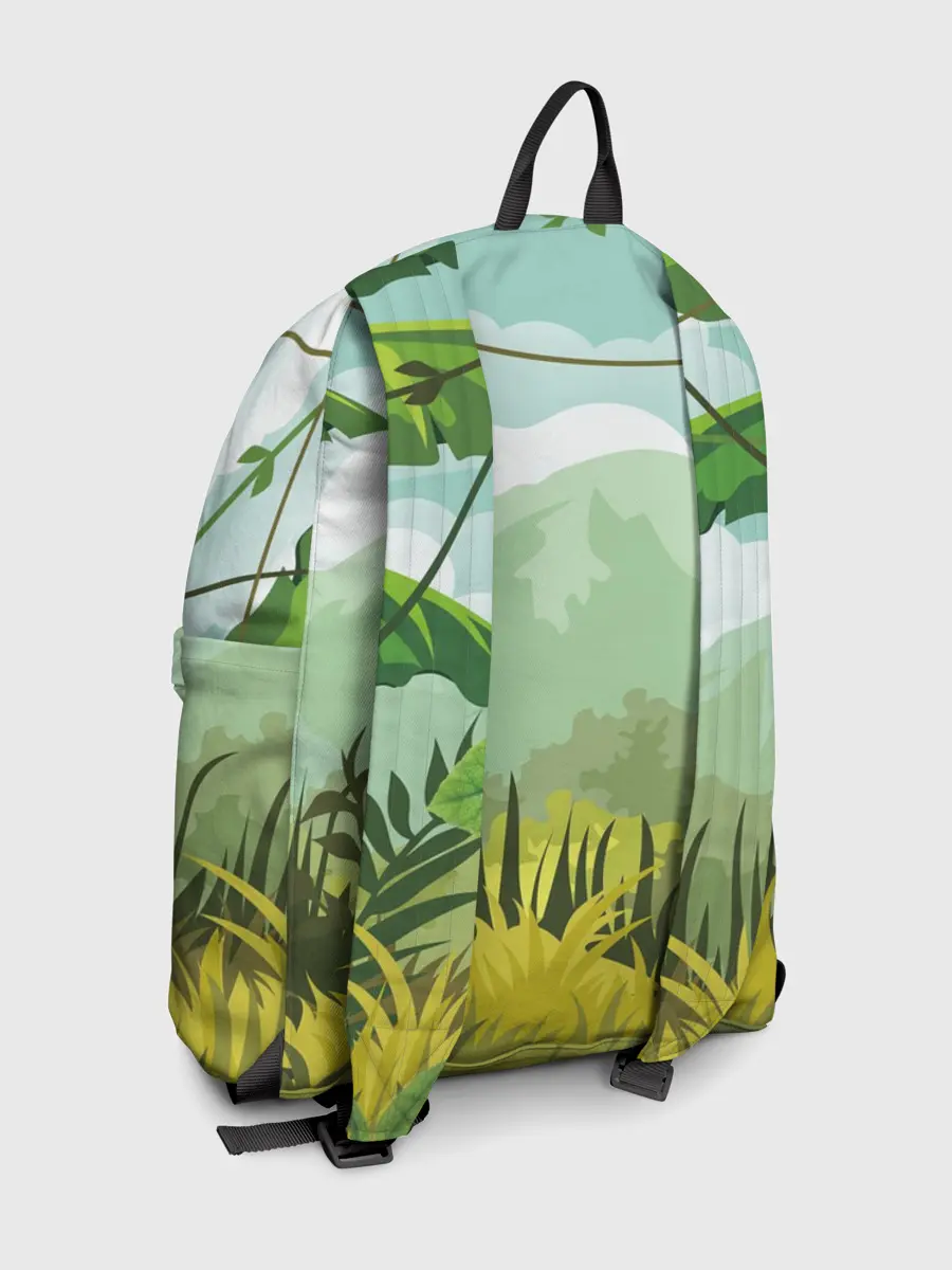 Рюкзак джинсовый / Тропики