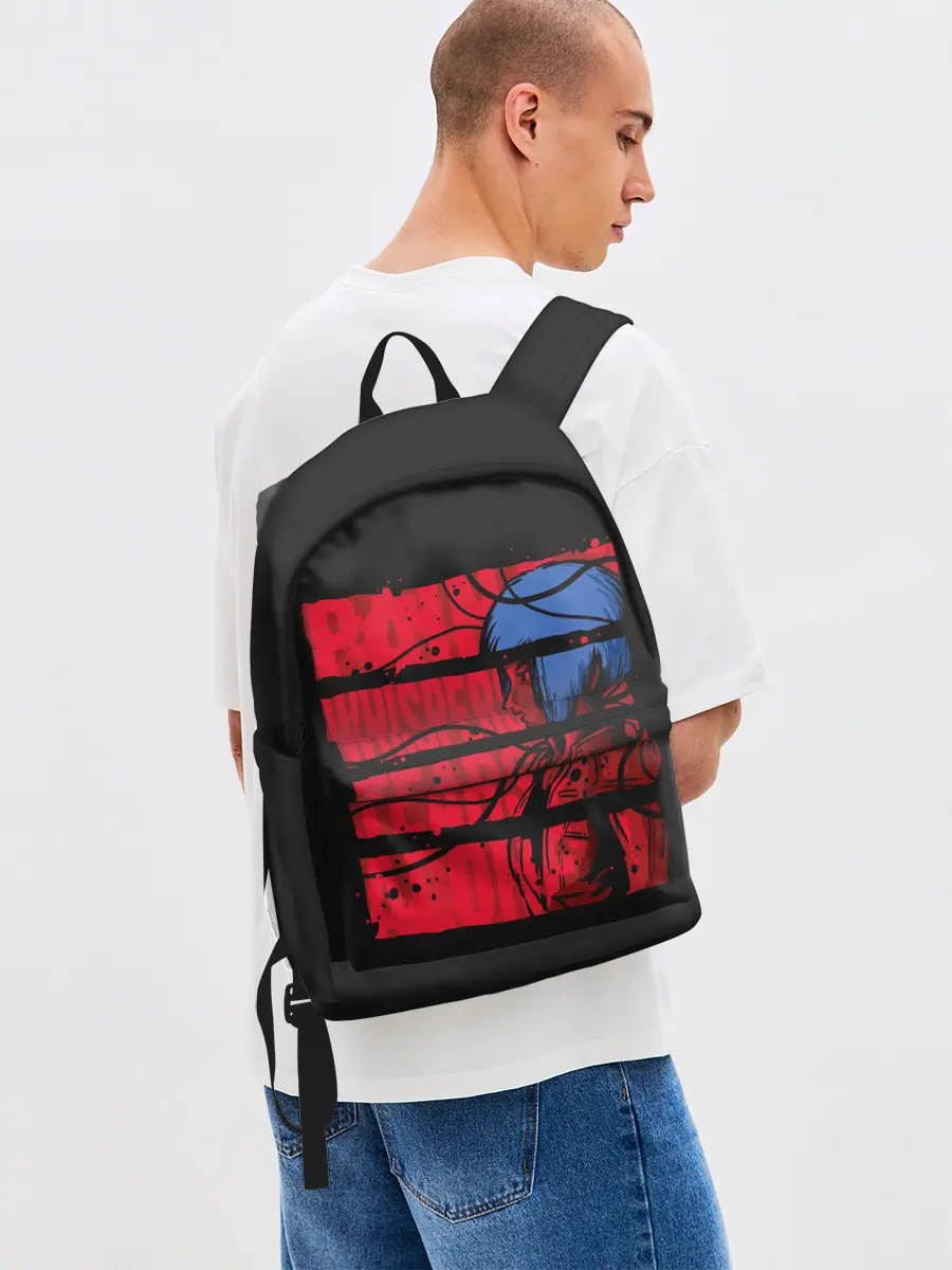 Рюкзак джинсовый / Призрак в доспехах