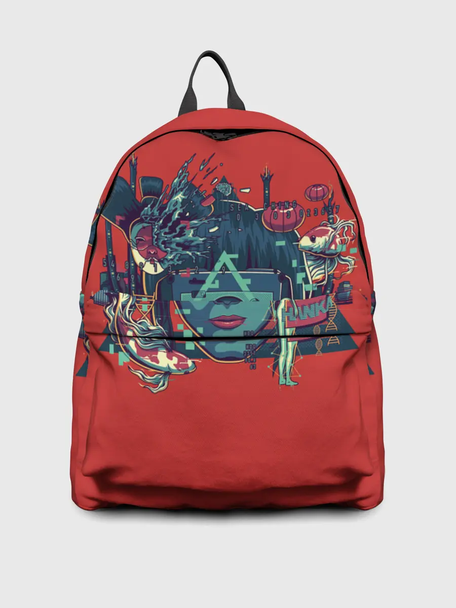 Рюкзак джинсовый / Призрак в доспехах