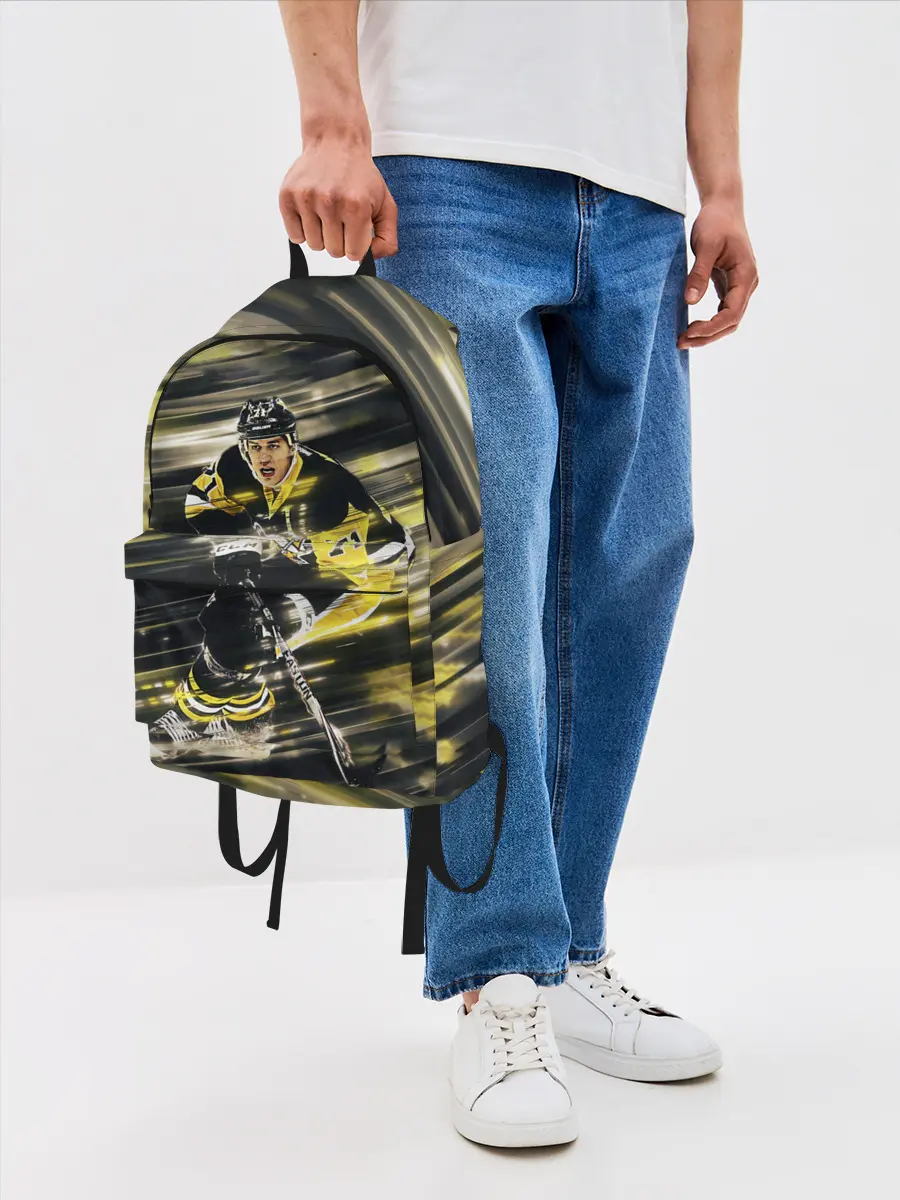 Рюкзак джинсовый / ЕВГЕНИЙ МАЛКИН