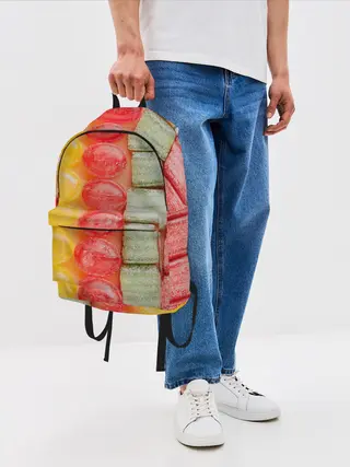 Рюкзак джинсовый / Мармеладки леденцы