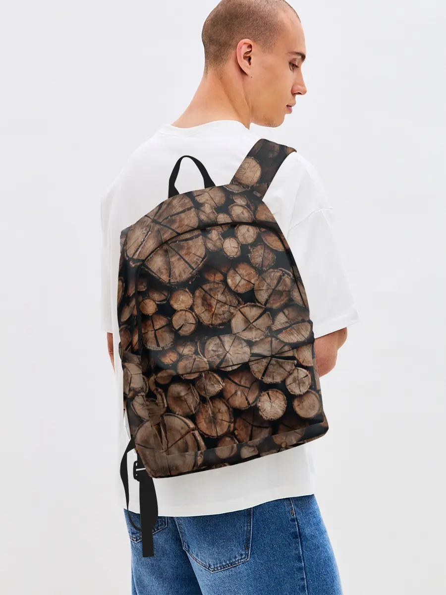 Рюкзак джинсовый / Бревна