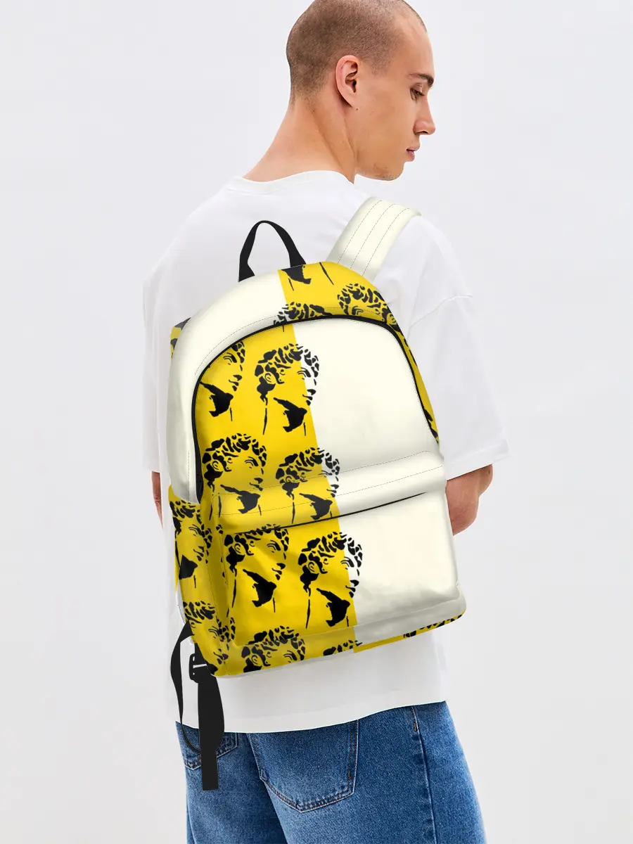 Рюкзак джинсовый / Скульптура монограмма