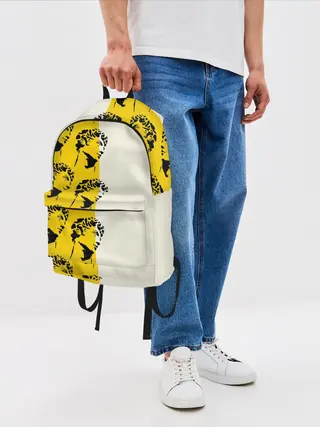 Рюкзак джинсовый / Скульптура монограмма