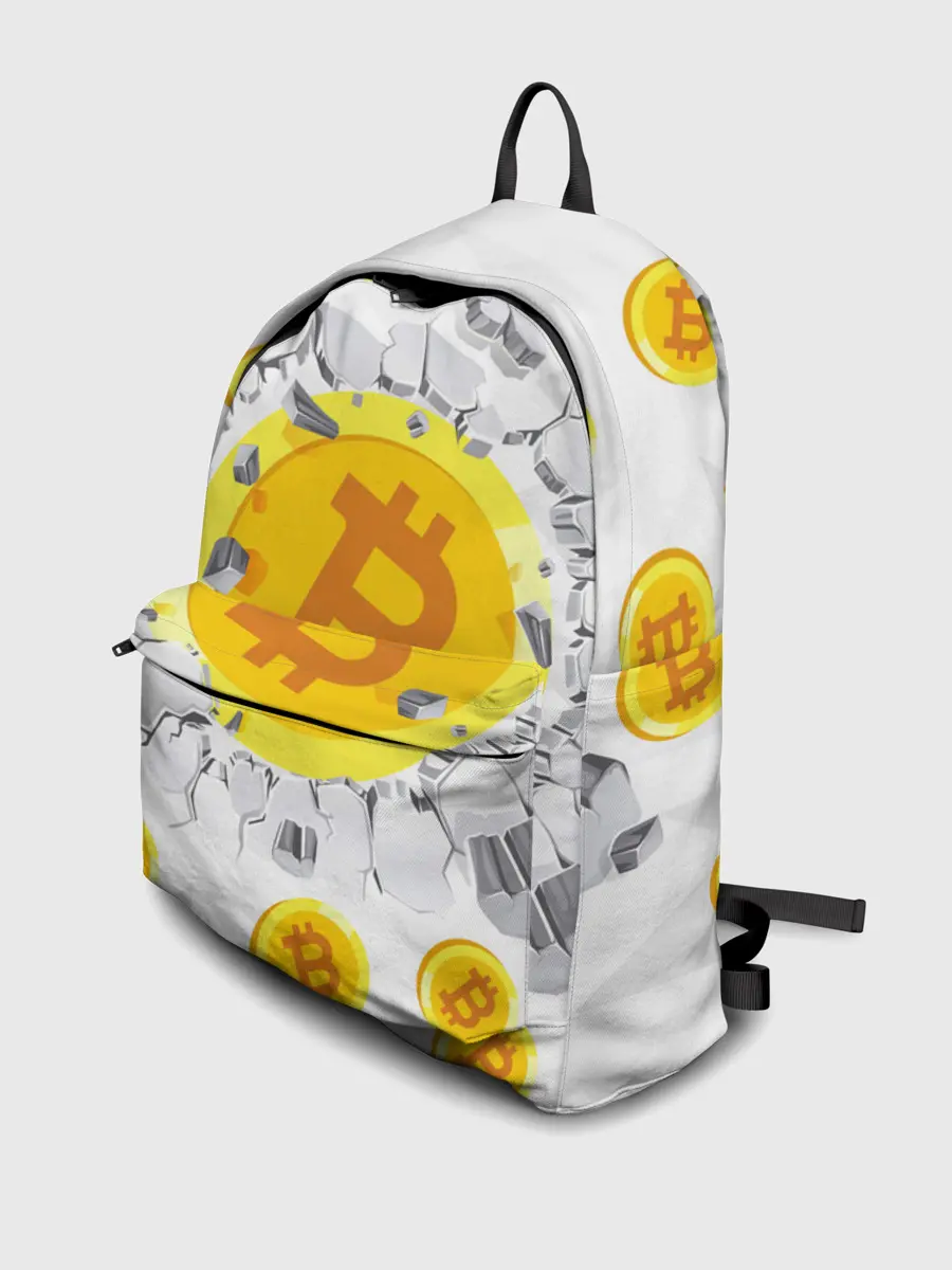 Рюкзак джинсовый / БИТКОИН | BITCOIN