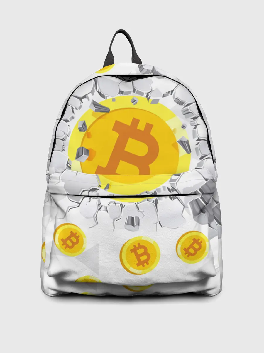 Рюкзак джинсовый / БИТКОИН | BITCOIN