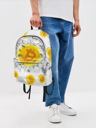 Рюкзак джинсовый / БИТКОИН | BITCOIN