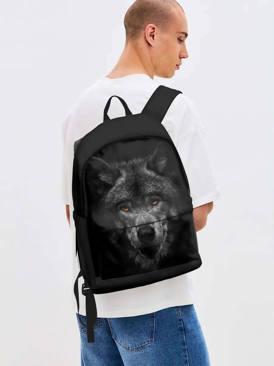 Рюкзак джинсовый / Evil Wolf