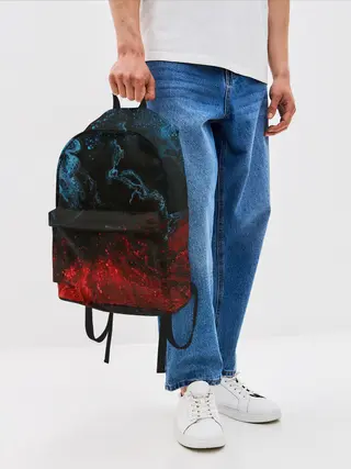 Рюкзак джинсовый / Огонь И Вода