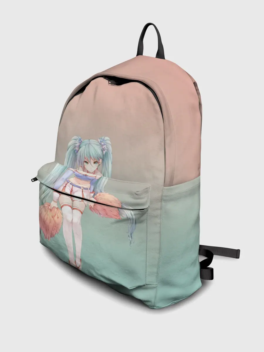 Рюкзак джинсовый / Чирлидерша с помпонами