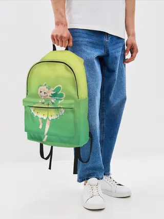 Рюкзак джинсовый / Фея клевера