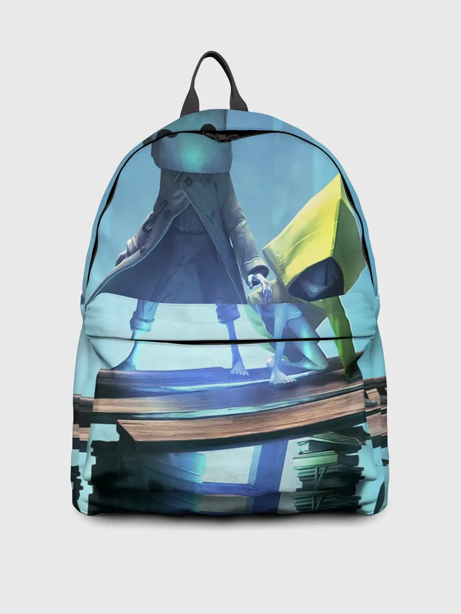 Рюкзак джинсовый / Little Nightmares || арт шестой и моно