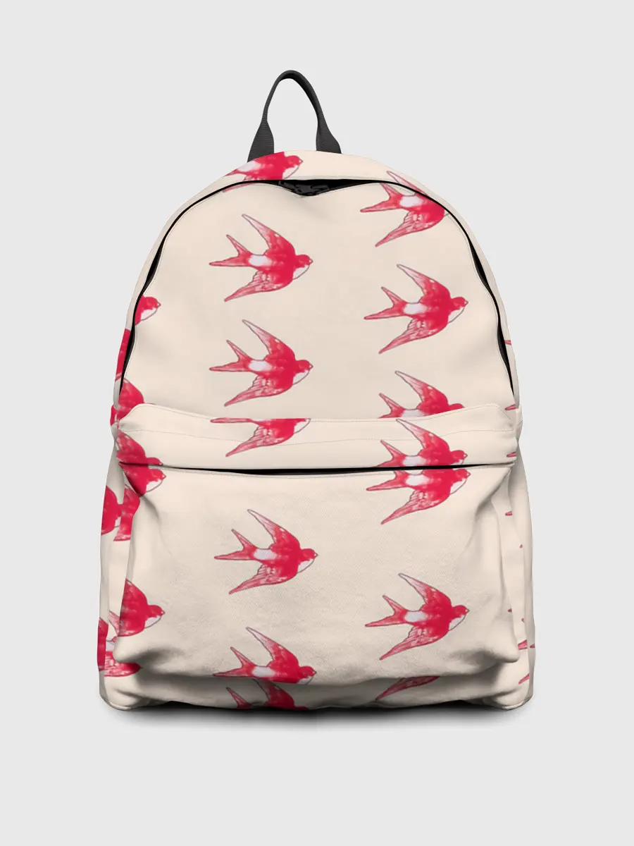 Рюкзак джинсовый / Синицы