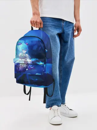 Рюкзак джинсовый / GENSHIN IMPACT GANYU