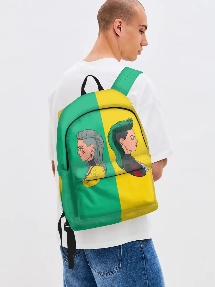 Рюкзак джинсовый / Бестия