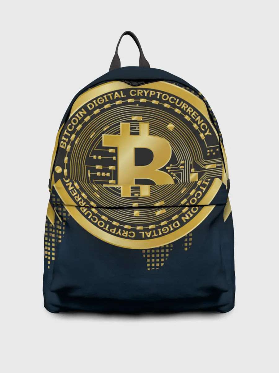 Рюкзак джинсовый / БИТКОИН | BITCOIN