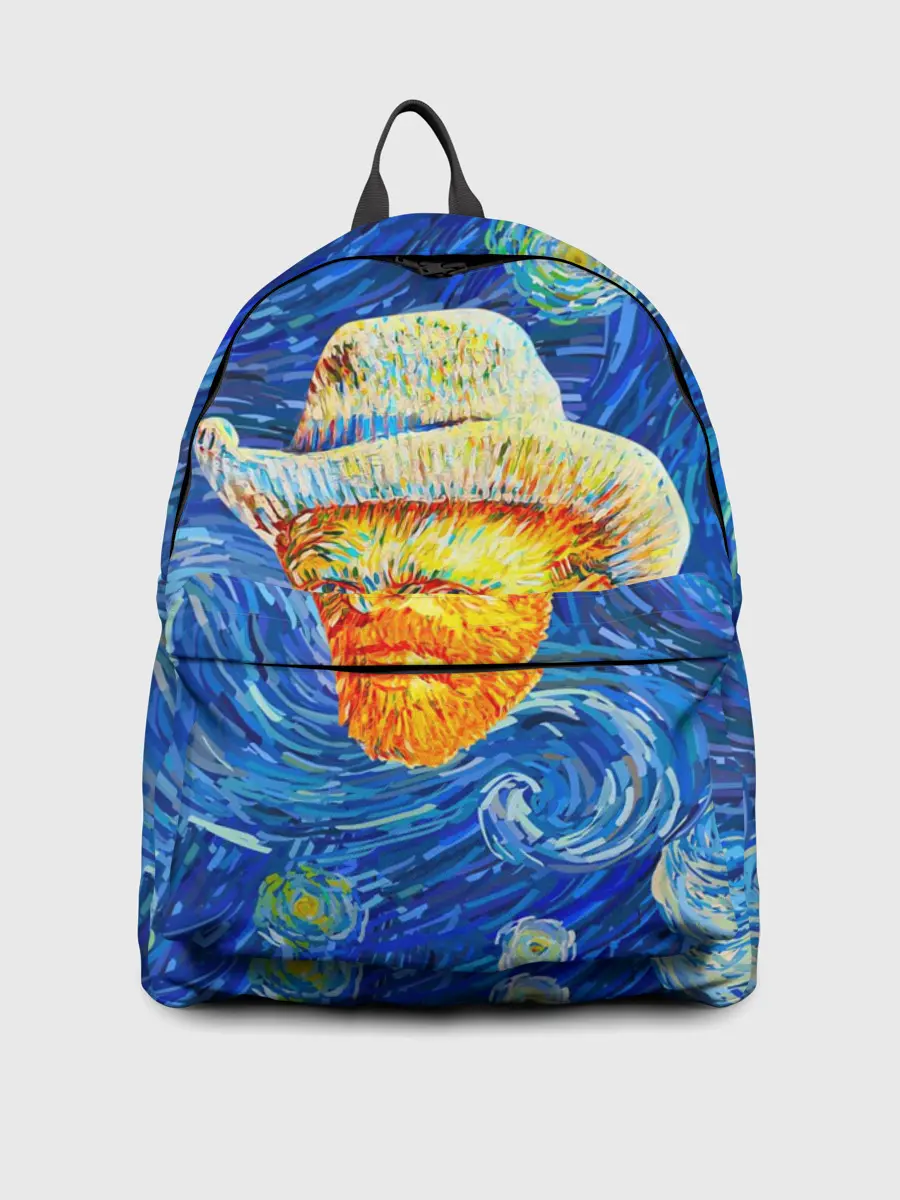 Рюкзак джинсовый / Ван Гог