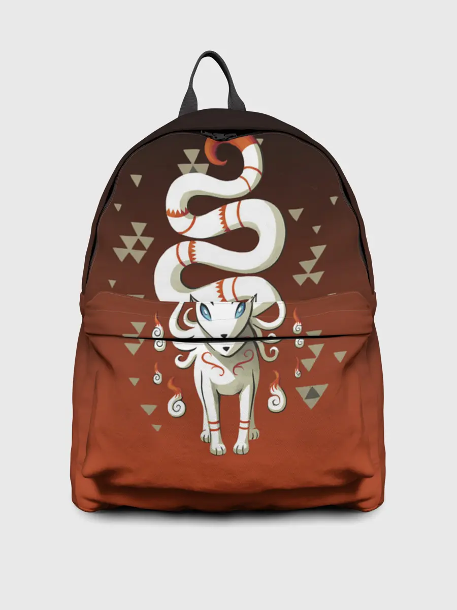 Рюкзак джинсовый / Длиннохвостая лисица Инари