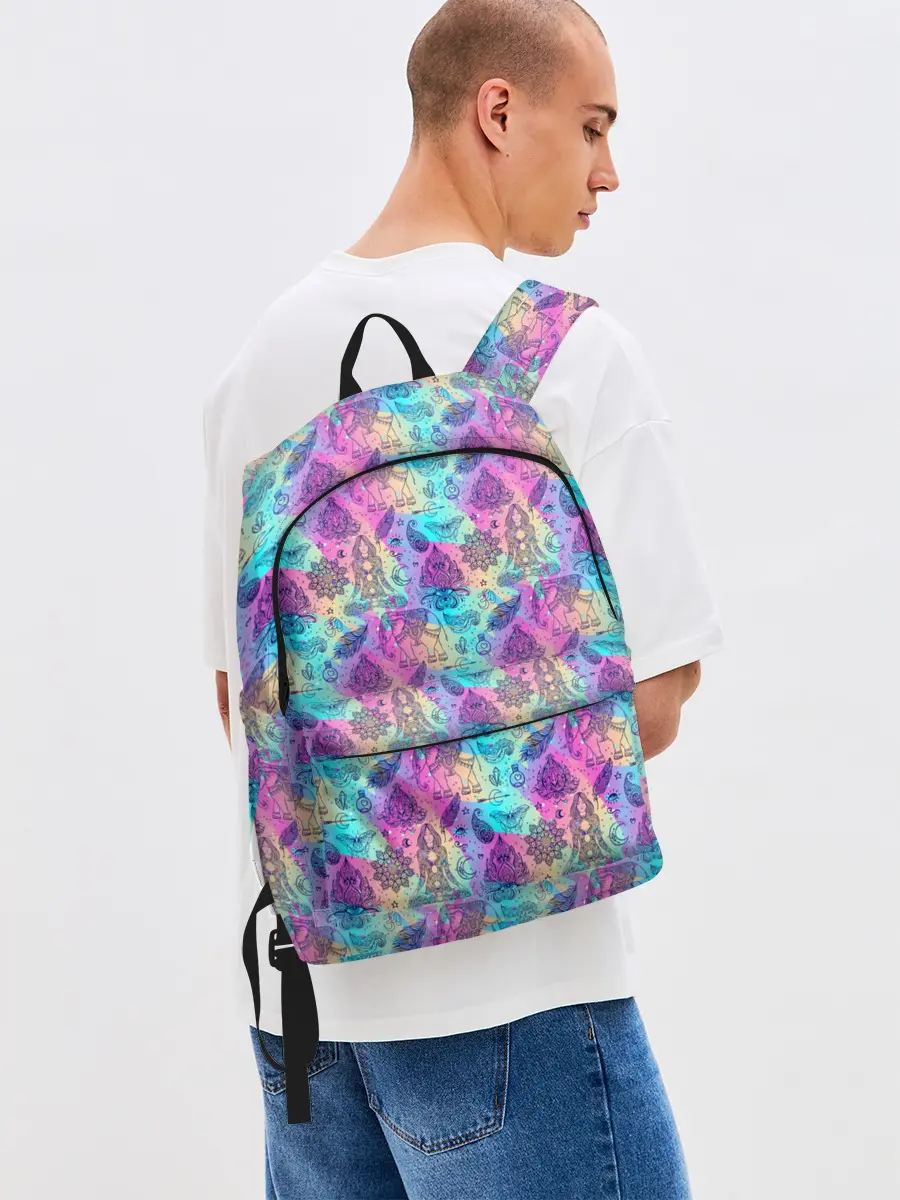 Рюкзак джинсовый / Медитация