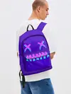 Рюкзак джинсовый / CYBERSTYLE PURPLE EVIL