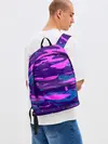 Рюкзак джинсовый / CYBERSTYLE NEON CAMOUFLAGE