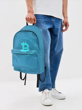 Рюкзак джинсовый / Bitcoin