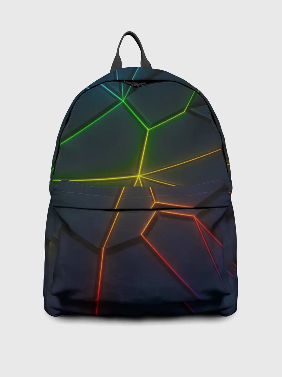 Рюкзак джинсовый / НЕОНОВЫЕ ПЛИТЫ | 3D ПЛИТЫ