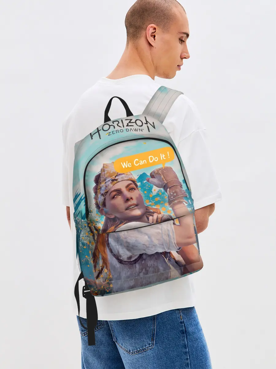 Рюкзак джинсовый / HZD | We Can Do It!