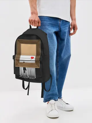 Рюкзак джинсовый / Arts free | Banksy
