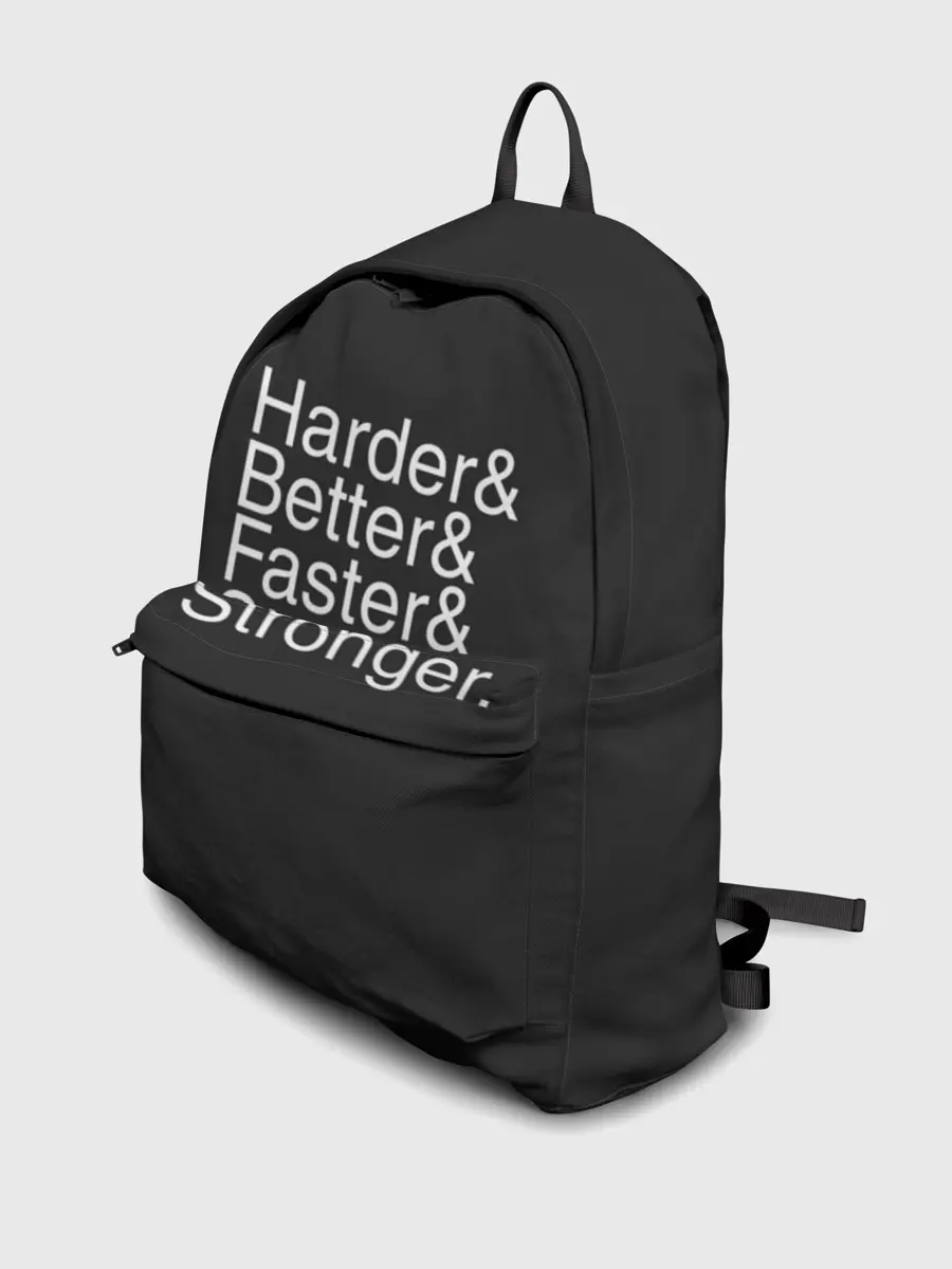 Рюкзак джинсовый / Harder/Better/Faster/Stronger