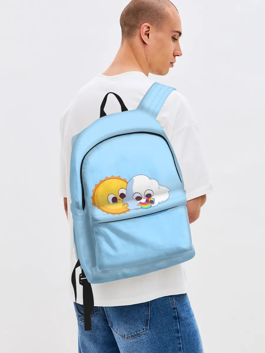 Рюкзак джинсовый / Ребёнок солнца и дождя