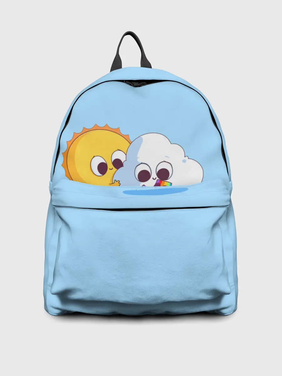 Рюкзак джинсовый / Ребёнок солнца и дождя