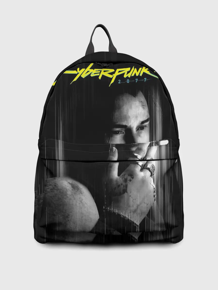 Рюкзак джинсовый / Cyberpunk 2077 | Джонни