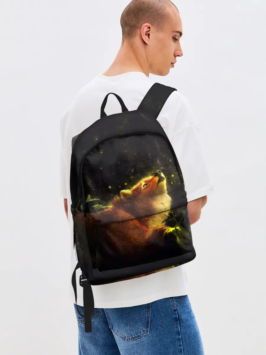 Рюкзак джинсовый / Лисица