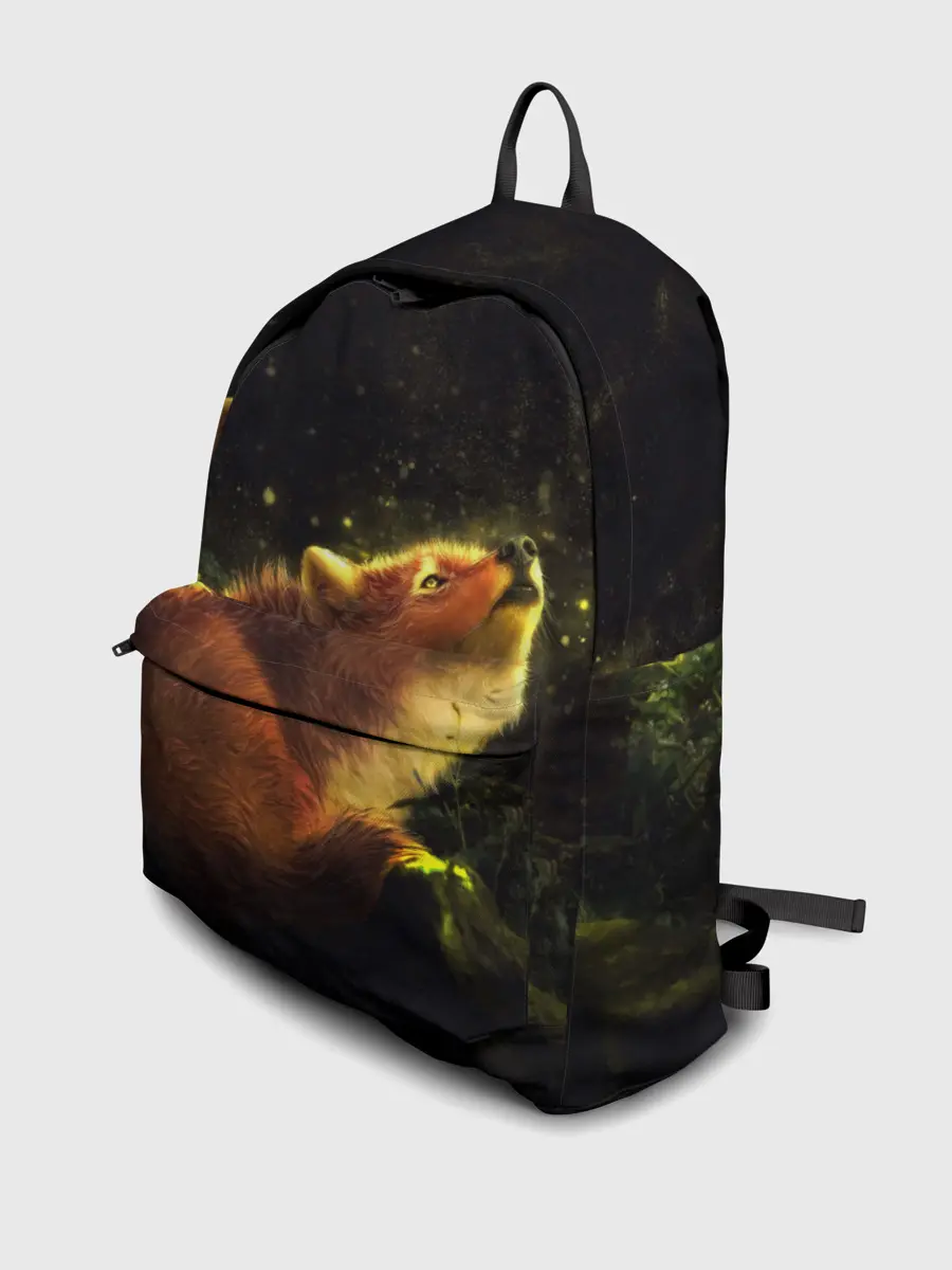 Рюкзак джинсовый / Лисица