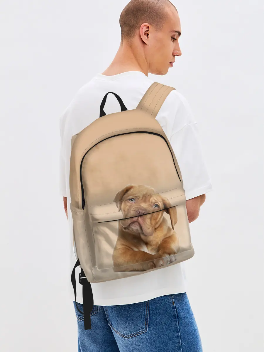 Рюкзак джинсовый / питбуль