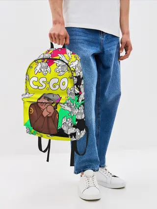 Рюкзак джинсовый / CS GO CHICKEN