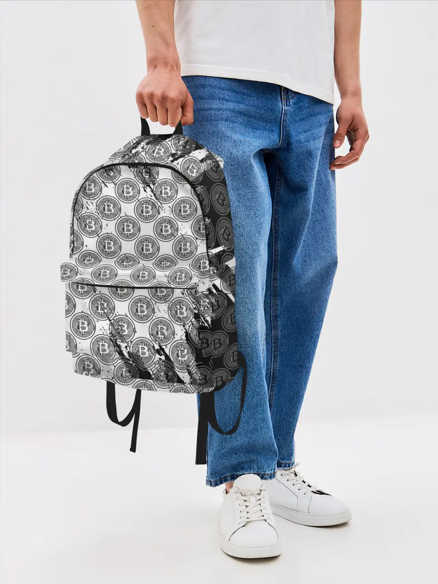 Рюкзак джинсовый / Bitcoin