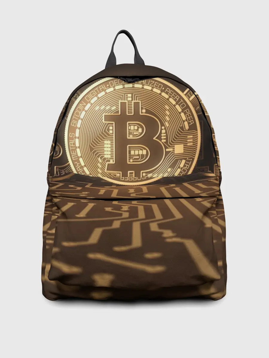 Рюкзак джинсовый / Биткоин