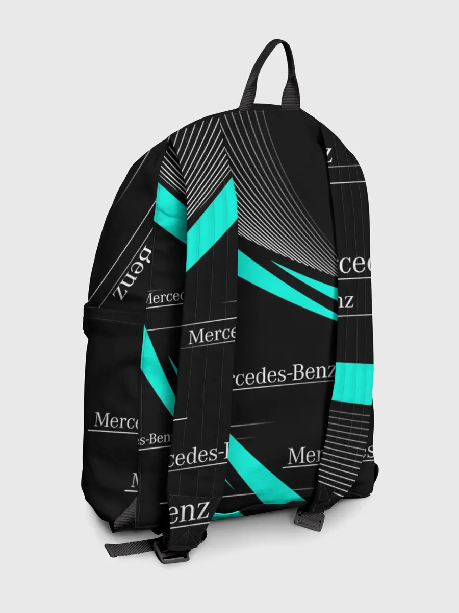 Рюкзак джинсовый / MERCEDES BENZ АКВАМАРИНОВЫЙ
