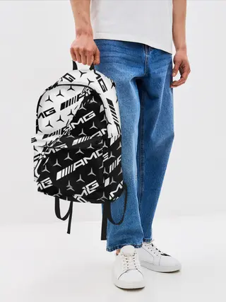 Рюкзак джинсовый / MERCEDES BENZ AMG