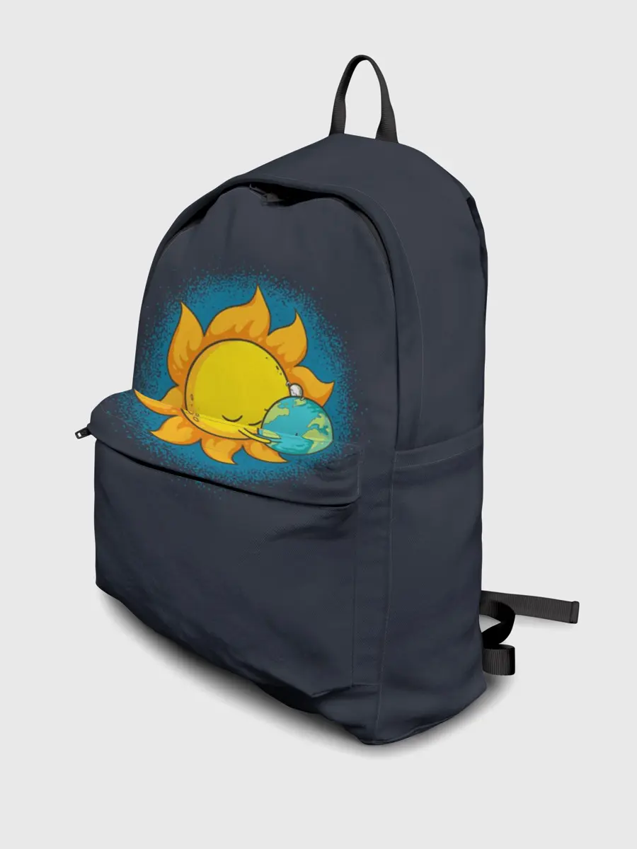 Рюкзак джинсовый / Согрей моё сердце